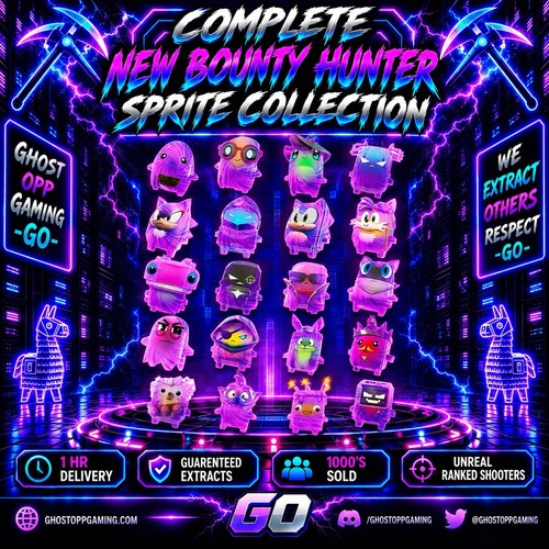 Bounty hunter sprites complete - bounty,