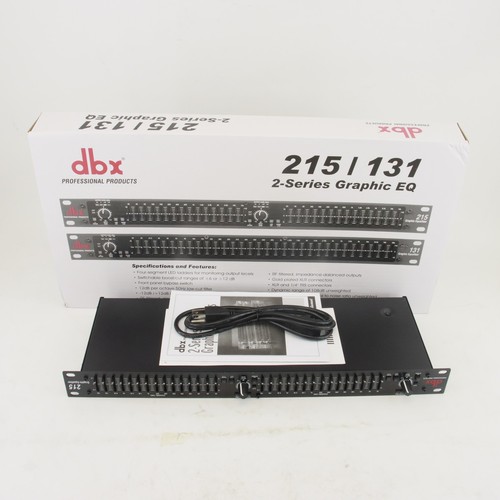 Dbx 215 new - dual, channel