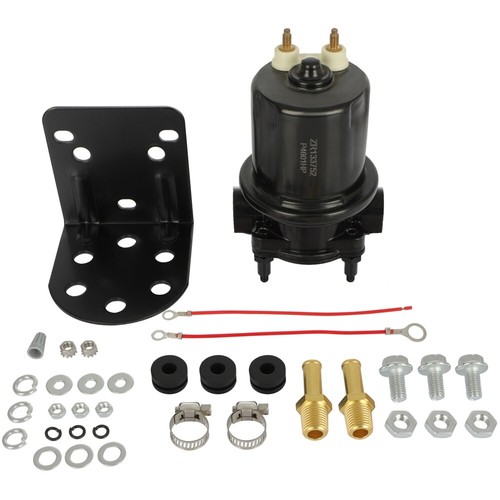 Black electric fuel pump - fuel,