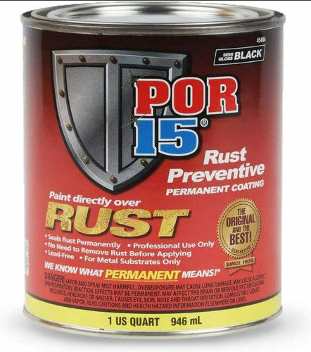 Por 45404 semi - gloss, black