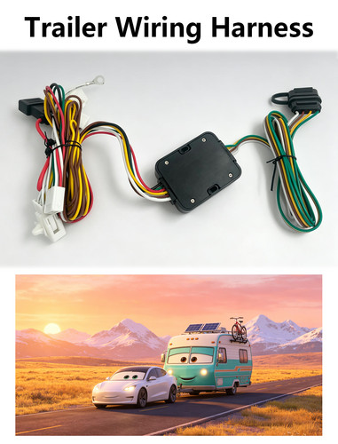 Pin connector trailer hitch - 4-pin,